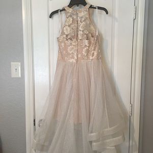 Champagne formal dress